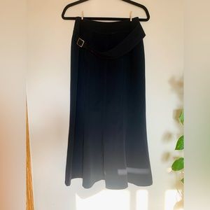 Lucien Daunois - Formal Maxi Skirt w/ Belt Detail